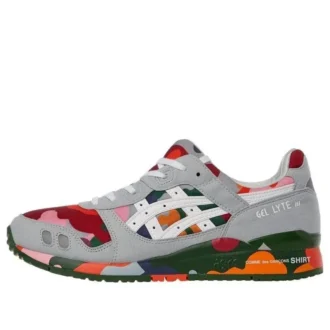 Asics x COMME des GARCONS Shirt Gel-Lyte 3 «Grey Red Multicolor»