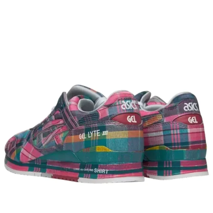 Asics x COMME des GARCONS SHIRT Gel-Lyte III «07 Remastered» «Pink Plaid»