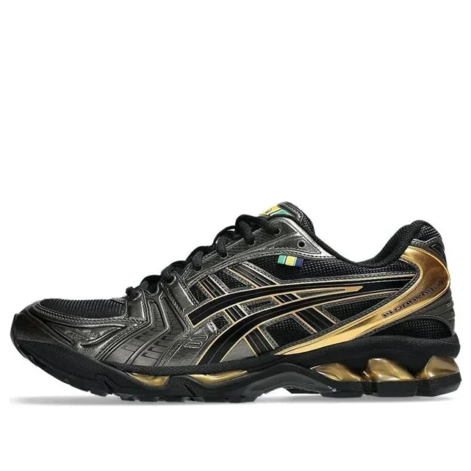 Asics x SENNA Gel-Kayano 14 «Black Pure Gold»