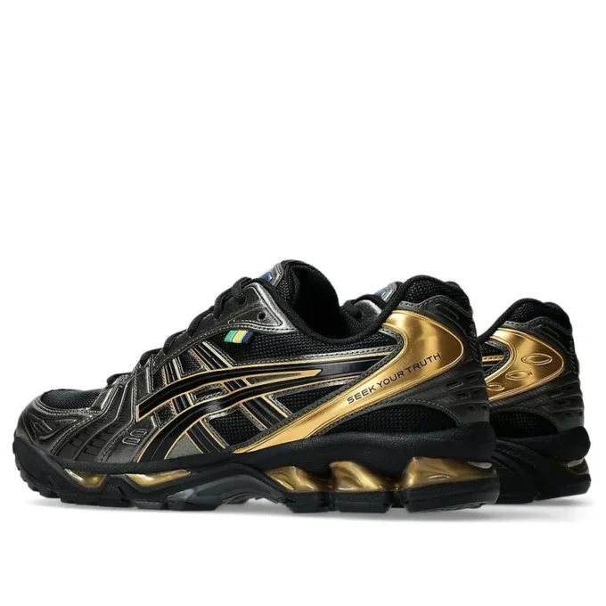Asics x SENNA Gel-Kayano 14 «Black Pure Gold»