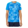 Camisa de manga corta con estampado A-I-M Dry «Electric Blue»