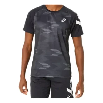 Camisa de manga corta con gráfico A-I-M Dry «Performance Black»