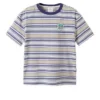 Camiseta a rayas «Beige Blue»