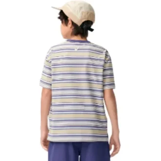 Camiseta a rayas «Beige Blue»