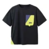 Camiseta con bolsillo con parche del logotipo «Negro»