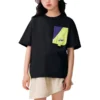 Camiseta con bolsillo con parche del logotipo «Negro»