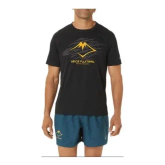 Camiseta con el logotipo de Fujitrail «Negro Amarillo»