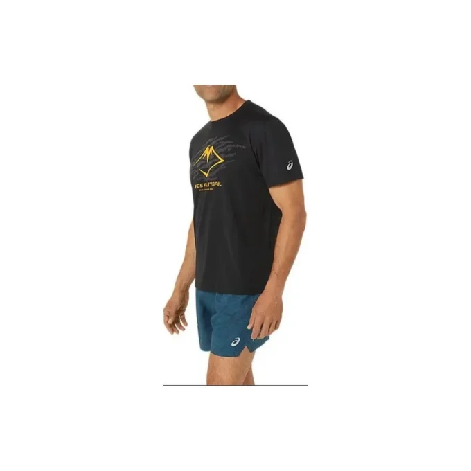 Camiseta con el logotipo de Fujitrail «Negro Amarillo»
