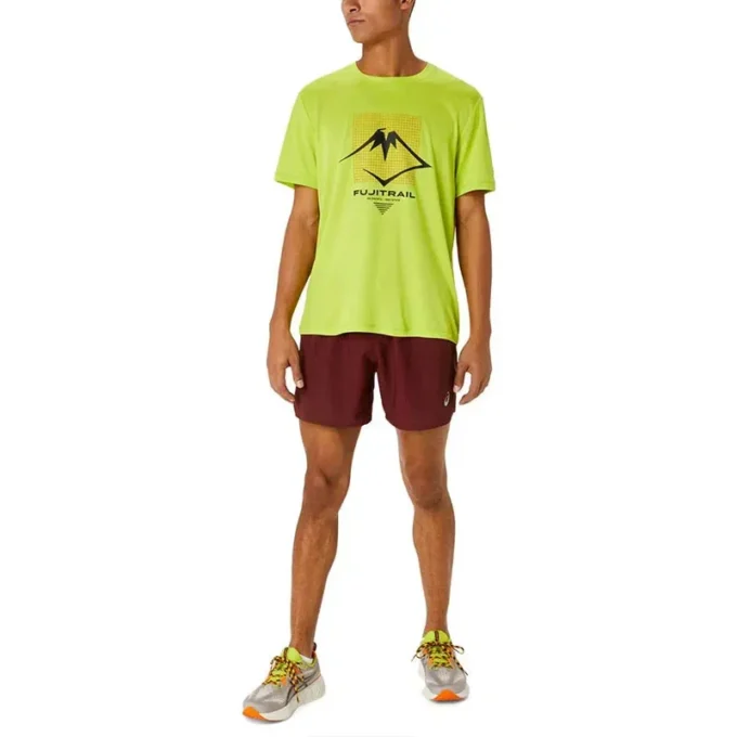 Camiseta con el logotipo de Fujitrail «Neon Lime»