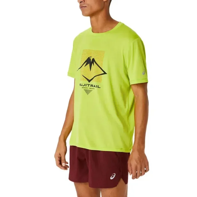 Camiseta con el logotipo de Fujitrail «Neon Lime»