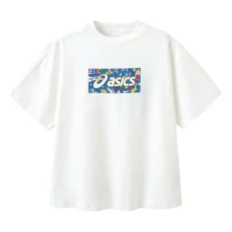 Camiseta con estampado de logotipo «White Blue»