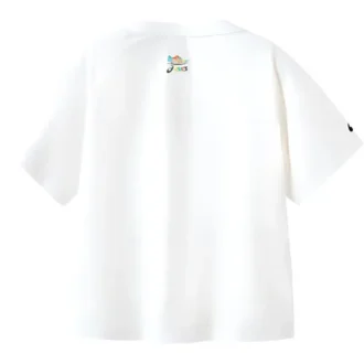 Camiseta con estampado de logotipo «White Blue»