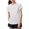 Camiseta con logotipo «Blanco Rosa Gris»