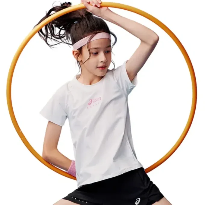 Camiseta con logotipo «Blanco Rosa Gris»
