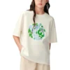 Camiseta con logotipo Earth Theme «Blanco»