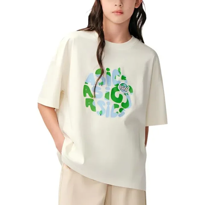 Camiseta con logotipo Earth Theme «Blanco»