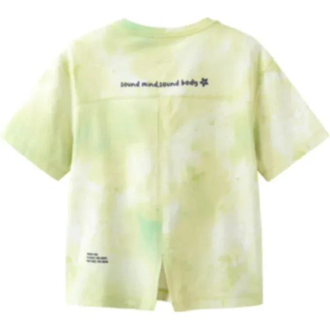 Camiseta con logotipo «Green Yellow White»