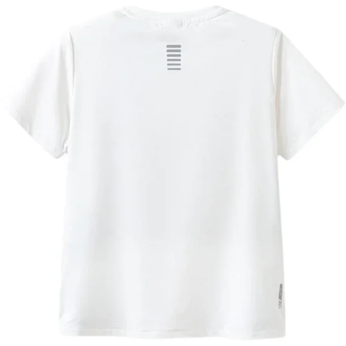 Camiseta con logotipo «White Blue»