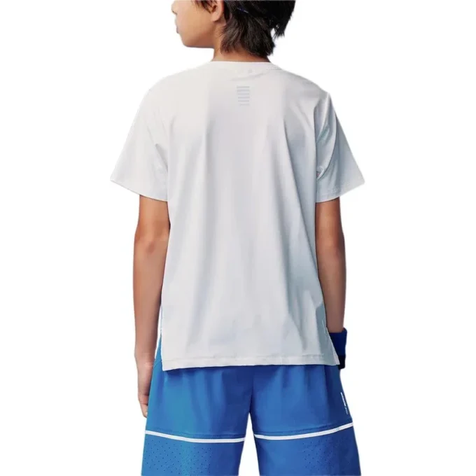 Camiseta con logotipo «White Blue»