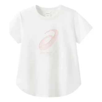 Camiseta con logotipo «White Pink»