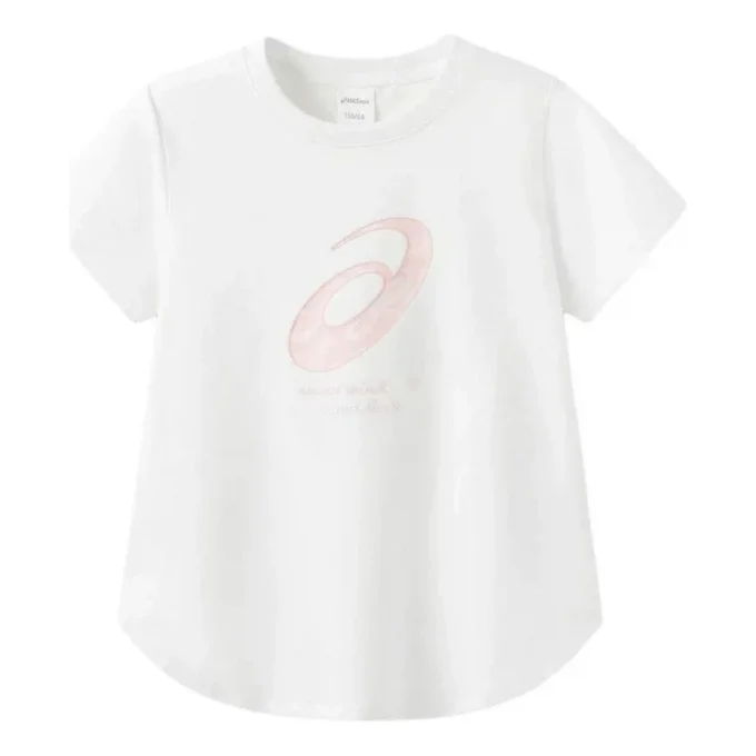 Camiseta con logotipo «White Pink»