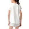 Camiseta con logotipo «White Pink»