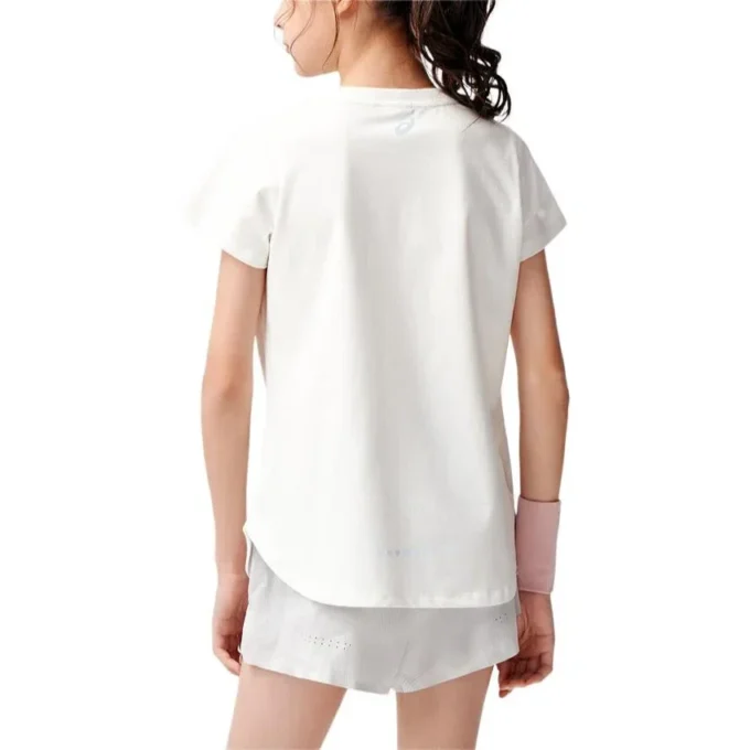 Camiseta con logotipo «White Pink»