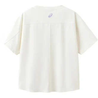 Camiseta con logotipo y flores «Blanco»