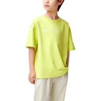 Camiseta con múltiples logotipos «Yellow White»