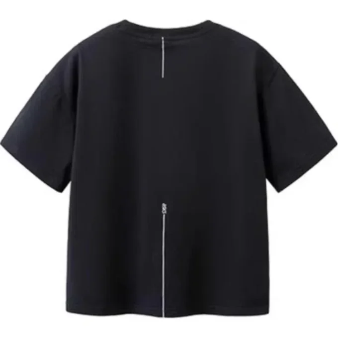 Camiseta con varios logotipos «Negro»