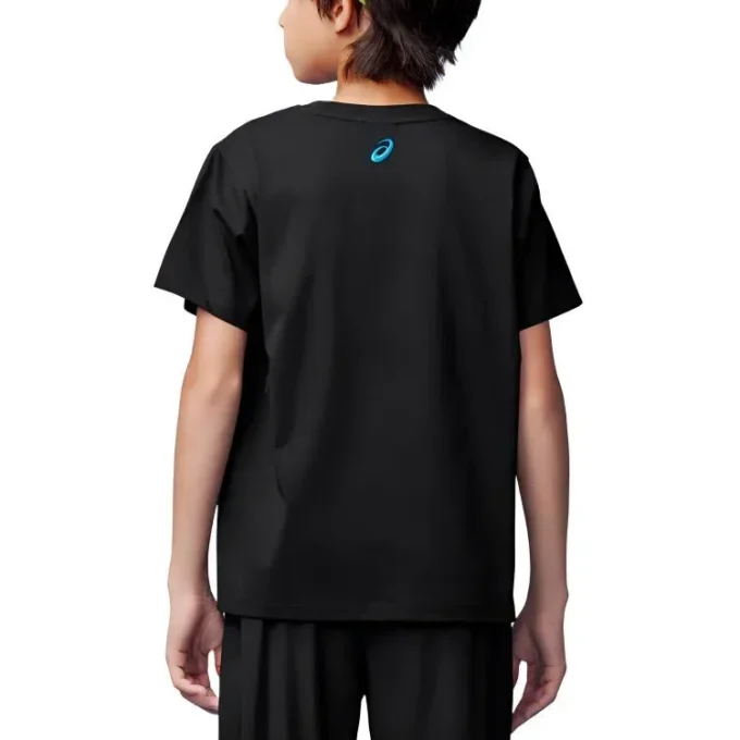 Camiseta con varios logotipos «Negro»