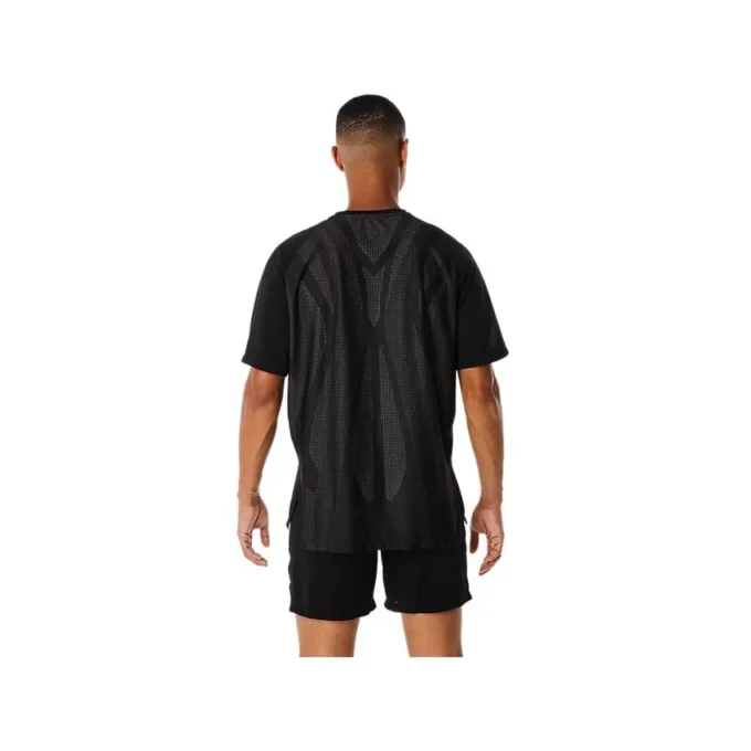 Camiseta de manga corta Actibreeze Jacquard «Negro»