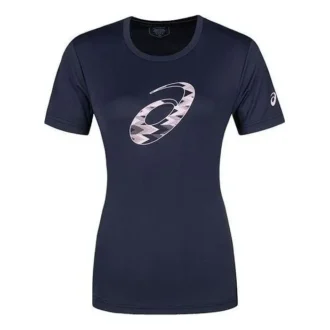 Camiseta de manga corta con gráfico en espiral Tallas asiáticas «Midnight»