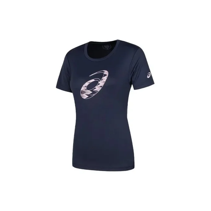 Camiseta de manga corta con gráfico en espiral Tallas asiáticas «Midnight»