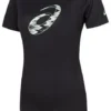 Camiseta de manga corta con gráfico en espiral, tallas asiáticas «Performance Black»