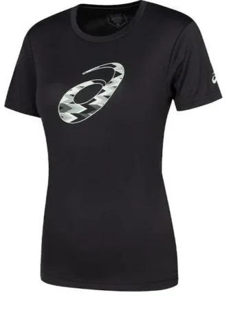 Camiseta de manga corta con gráfico en espiral, tallas asiáticas «Performance Black»
