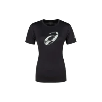 Camiseta de manga corta con gráfico en espiral, tallas asiáticas «Performance Black»