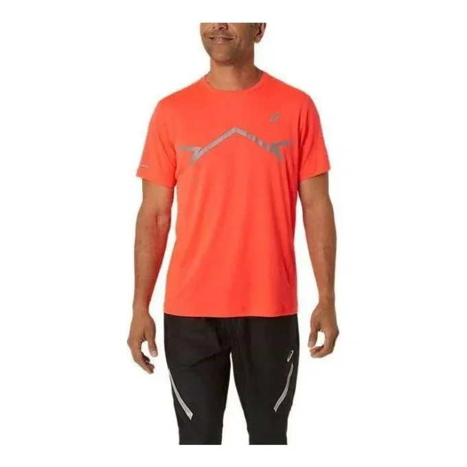Camiseta de manga corta con logo Lite-Show «Naranja»