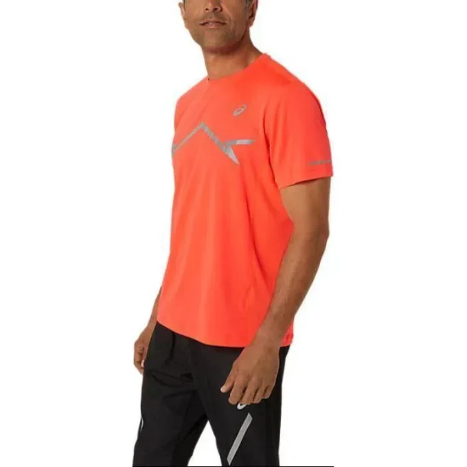 Camiseta de manga corta con logo Lite-Show «Naranja»
