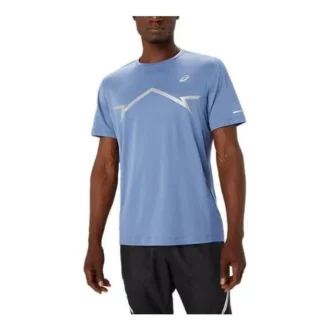 Camiseta de manga corta con logo Lite-Show «Sky Blue»