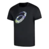 Camiseta de manga corta con logotipo en espiral «Negro»