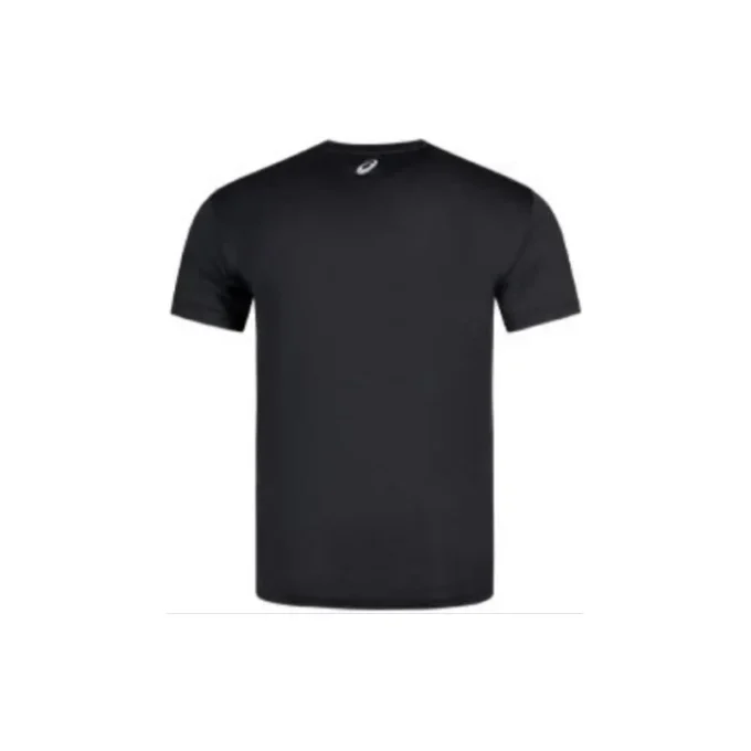 Camiseta de manga corta con logotipo en espiral «Negro»