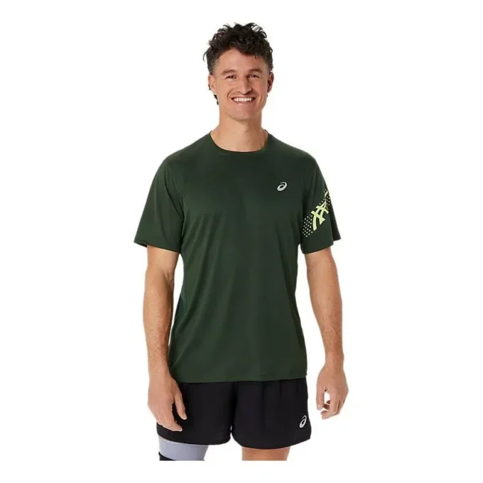 Camiseta de manga corta Icon «Rain Forest Glow Yellow»