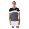 Camiseta de manga corta Match «Gris, blanco y negro»