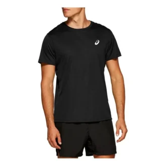 Camiseta de manga corta plateada «Performance Black»
