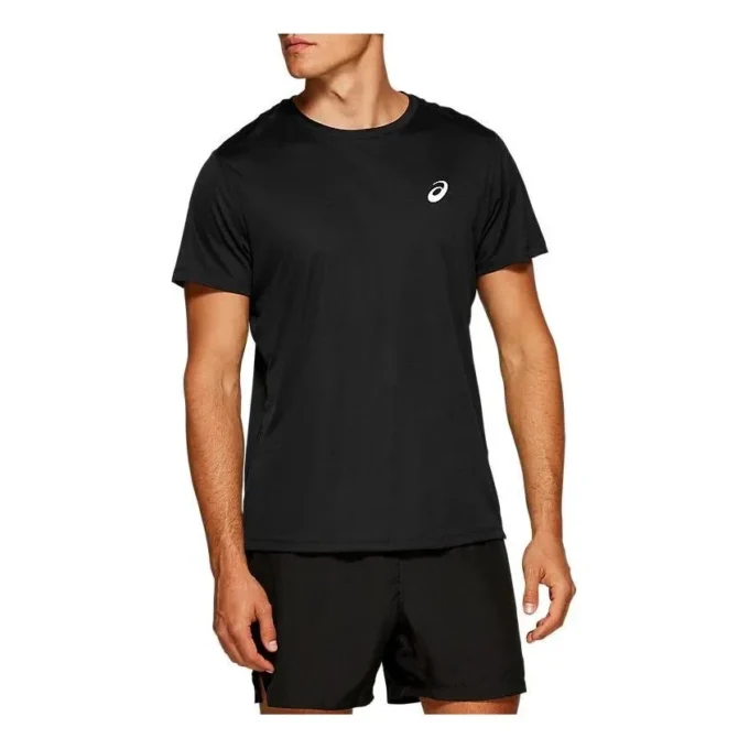 Camiseta de manga corta plateada «Performance Black»
