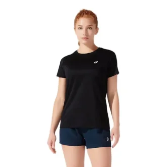 Camiseta de manga corta plateada «Performance Black»