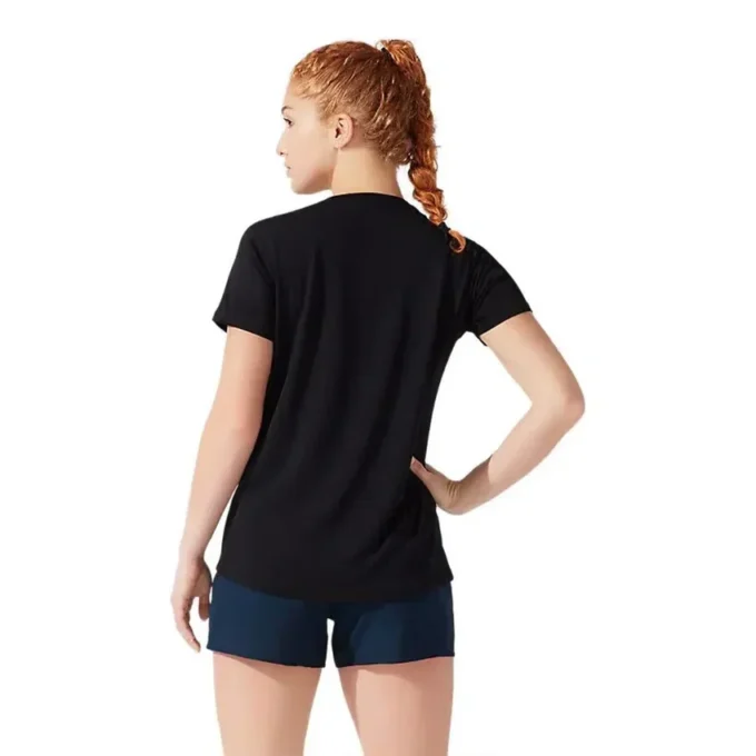 Camiseta de manga corta plateada «Performance Black»