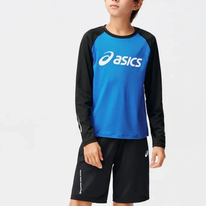 Camiseta de manga larga con logotipo «Azul»
