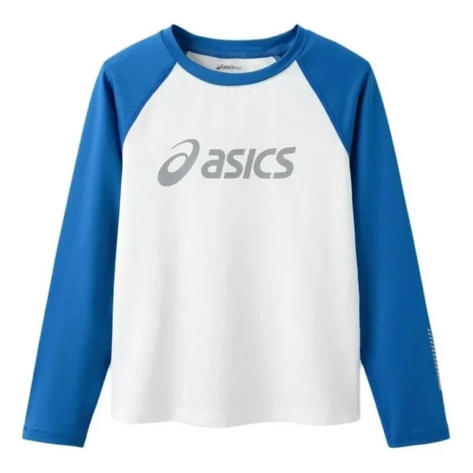 Camiseta de manga larga con logotipo «Blanco»